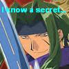 Sora with 'I know a secret...' above him