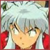 Inuyasha looking up