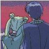 Mamoru and Usagi watching a sunset