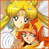 Usagi hugging Galaxia