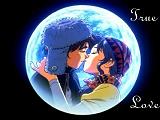 Luna and Alex about to kiss from the video game Lunar Silver Star Story