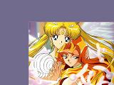 Usagi hugging Galaxia in color